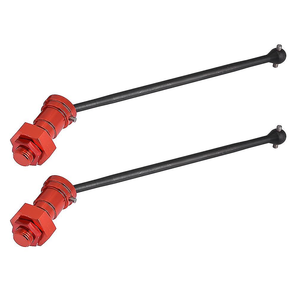 1Pair Front Rear Drive Shaft Cvd Dogbone Upgrade Part For Traxxas Xmaxx 1/5 Car (red)