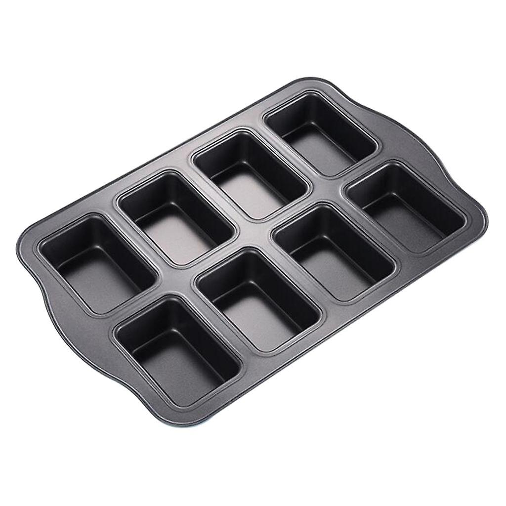 8 Cavity Mini Loaf Pan Non Stick Bakeware Mini Desserts Bread Baking Tins