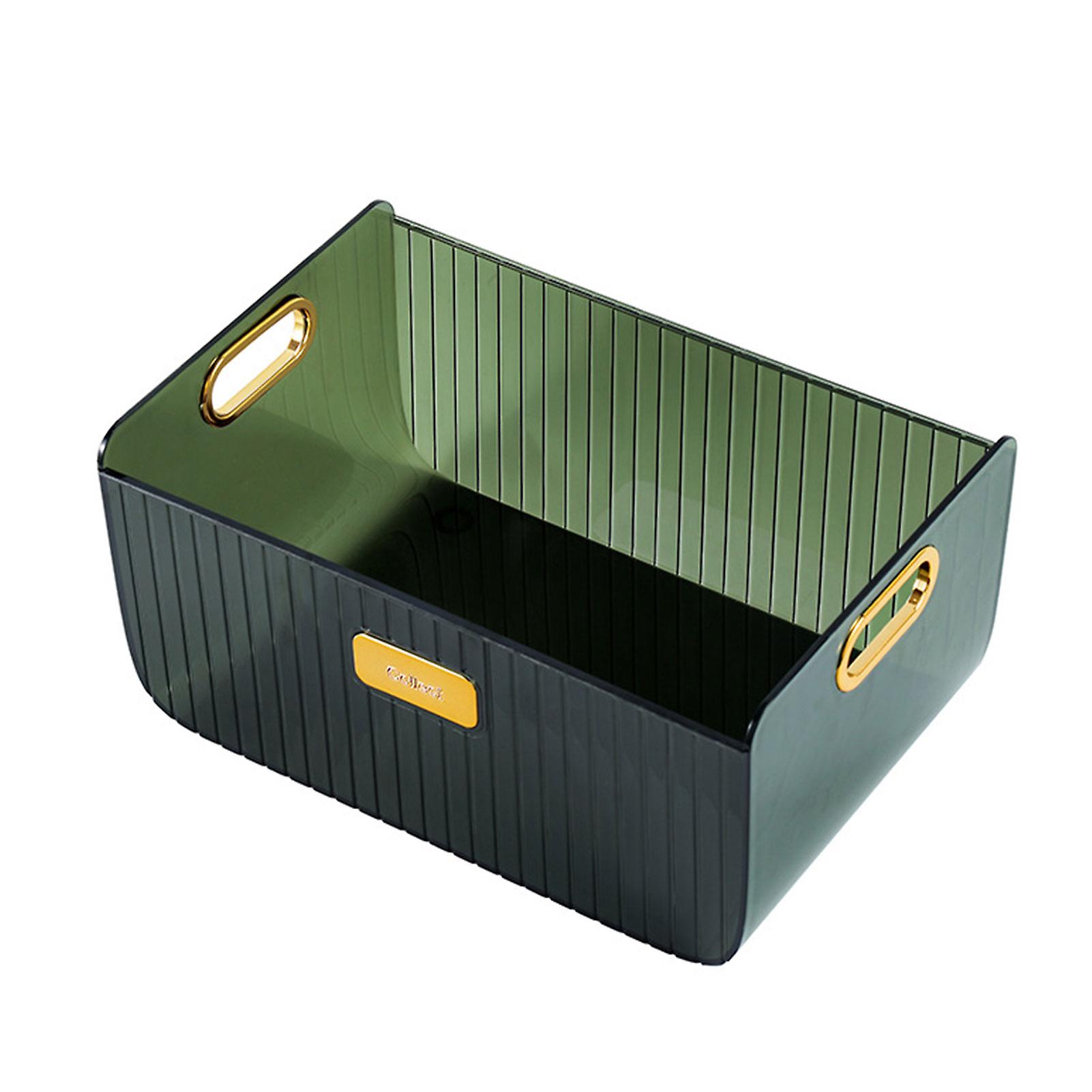 Plastic Desktop Storage Baskets Stackable Organizer Baskets