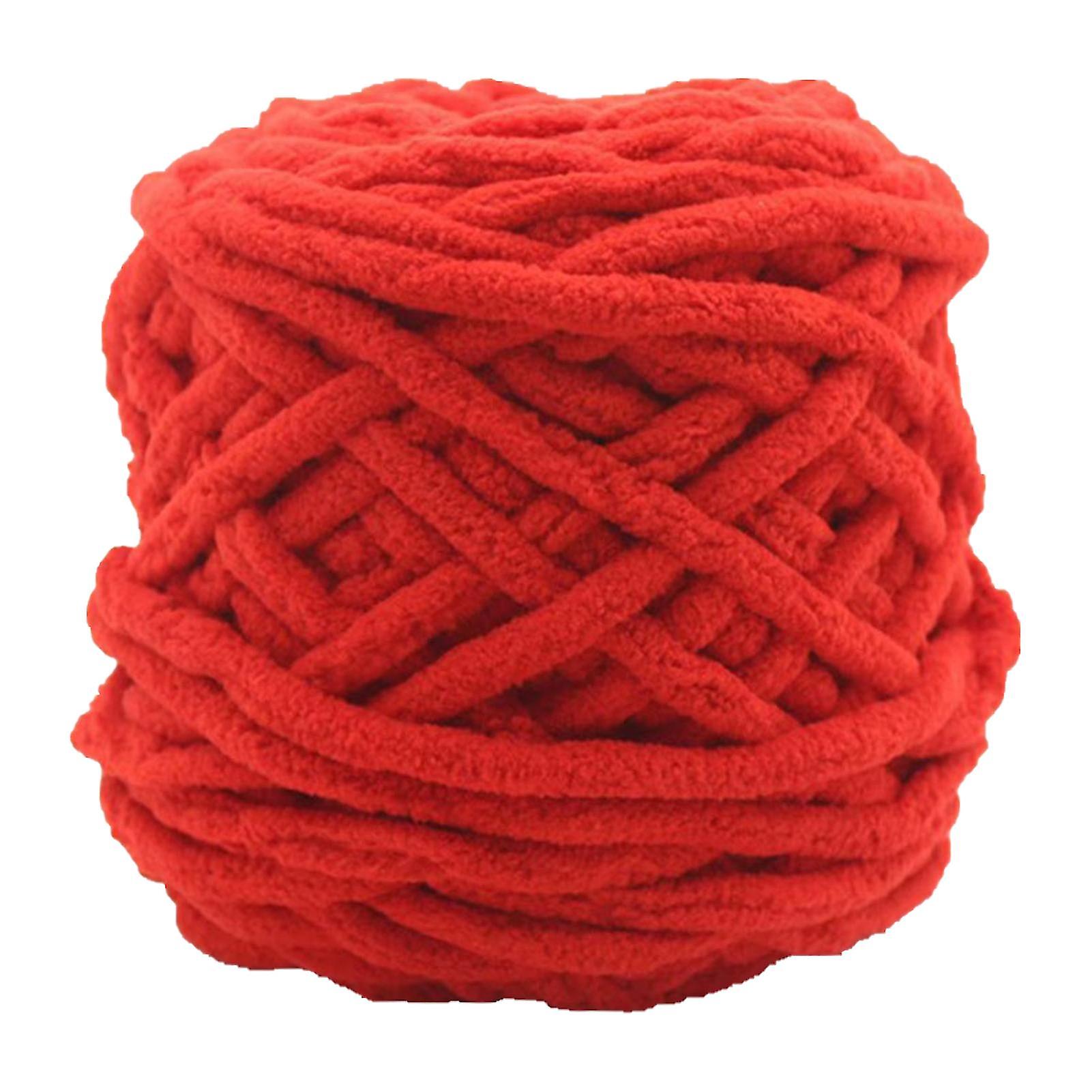 1 Roll 32m Yarn Soft Wide Usage Polyester Hand Woven Diy Craft Crochet Yarn For Patchwork