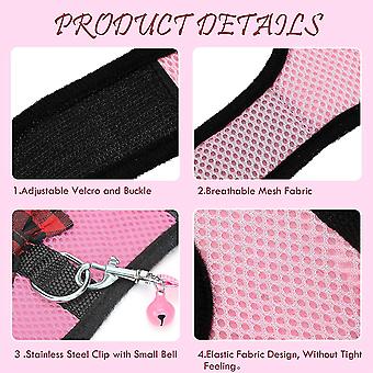 Imbracatura E Guinzaglio Per Piccoli Animali - 4 Pezzi, Nylon, Regolabile - Foto 6