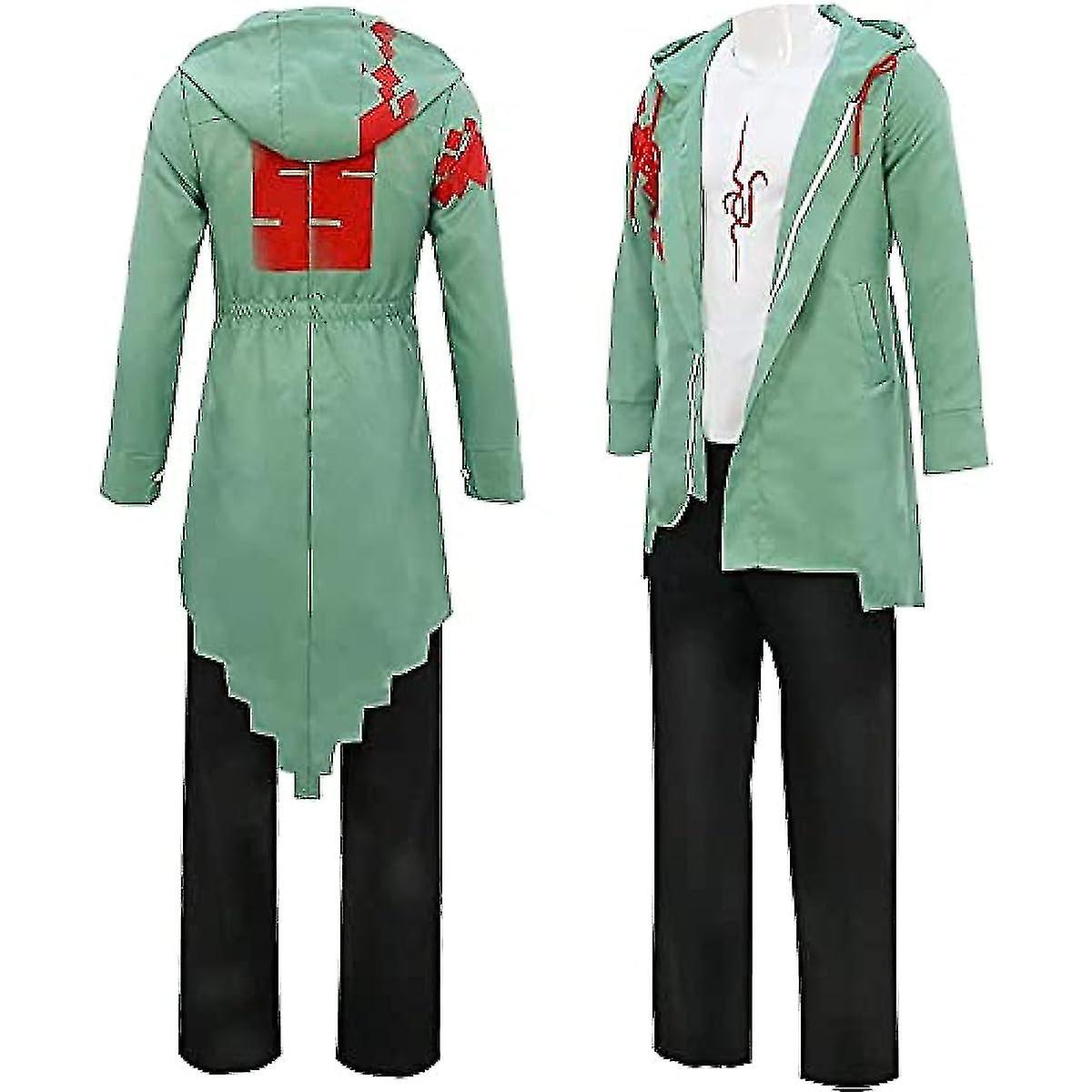 Nagito Komaeda Costume, High School Uniform Suit, Halloween Outfit - Main Image