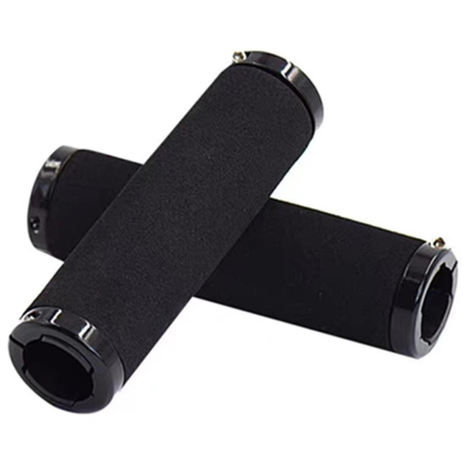 Bicycle Grip Anti-slip Sponge Handlebar Grip With Lock-on Ring For Road Bikes