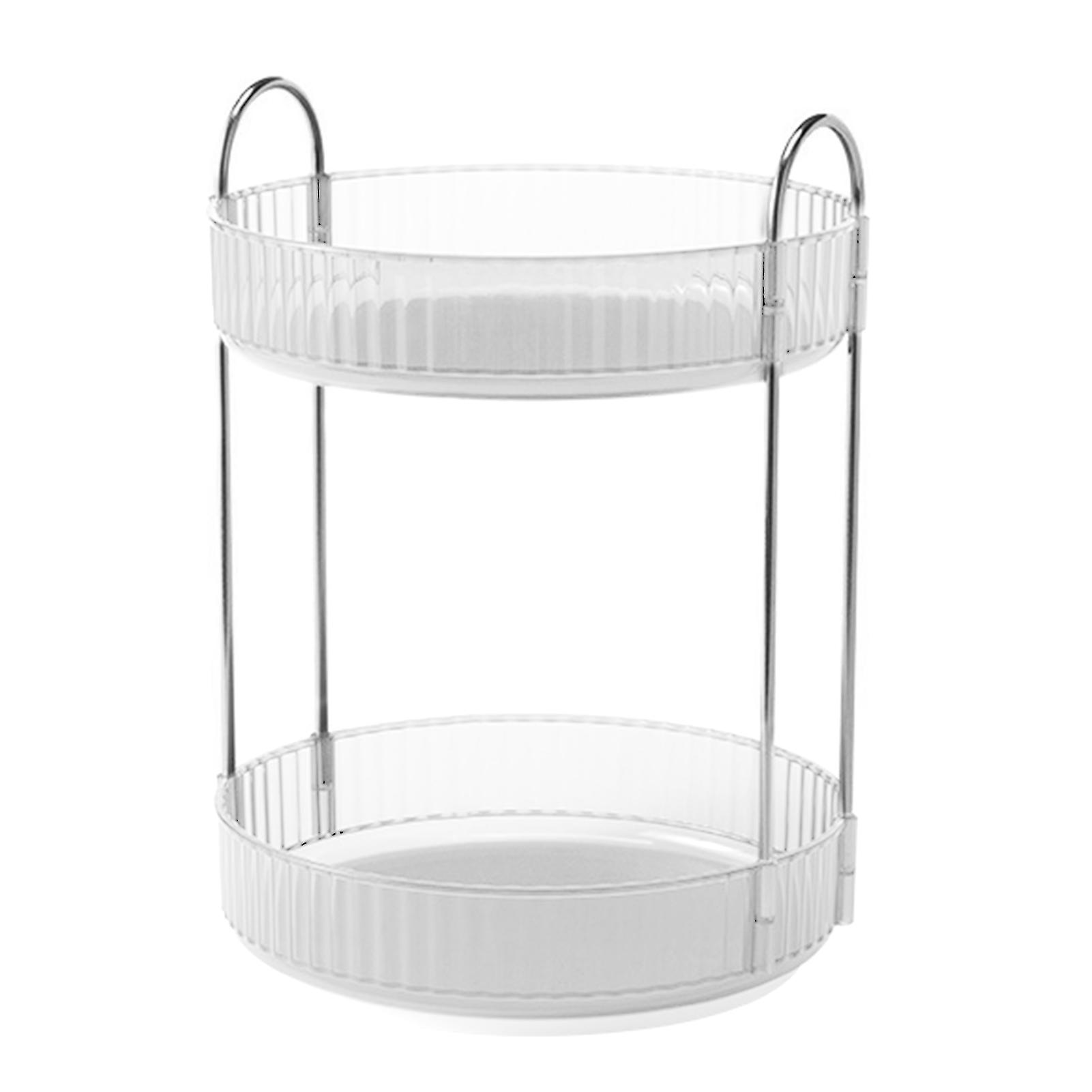 Light Luxurys Rotating Cosmetics Storage Box Durable Skin Care Product Storage Holder for Bedroom