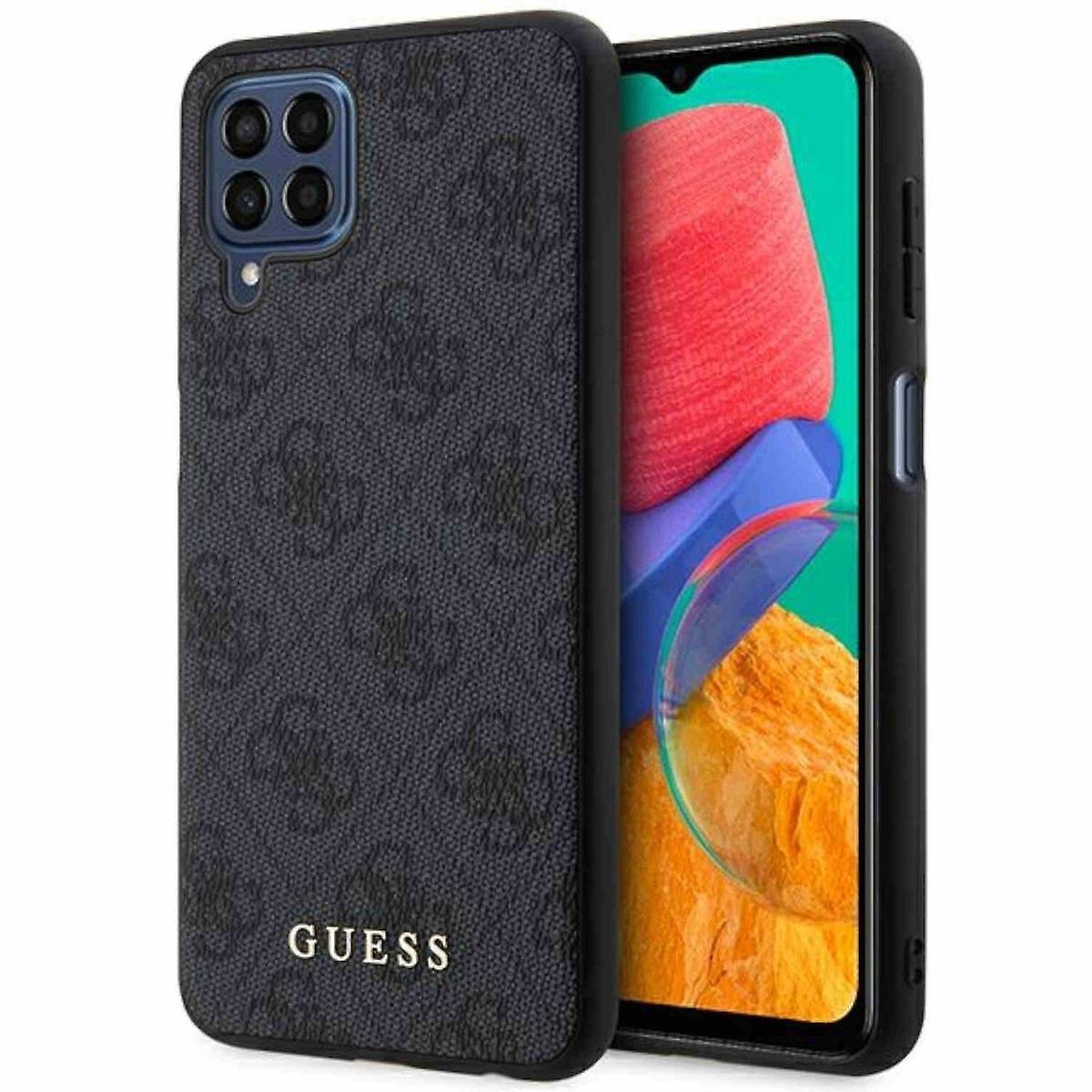 Guess 三星 Galaxy M4 灰色 33G 金属金色标志收藏保护套