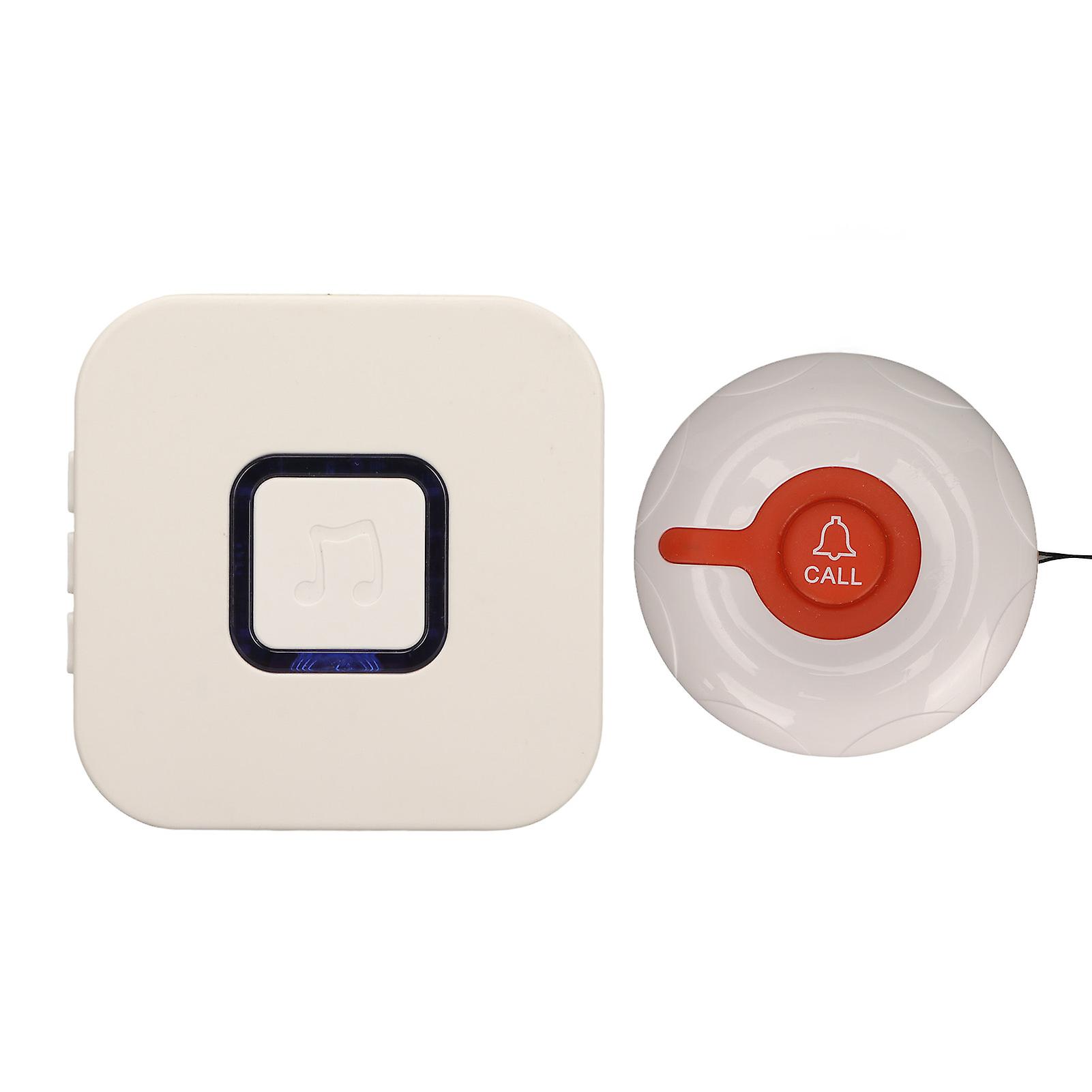 Wireless Caregiver Pager 433MHZ Sensitive Waterproof 1 to 1 Patient Attention Pager 100?240V EU Plug