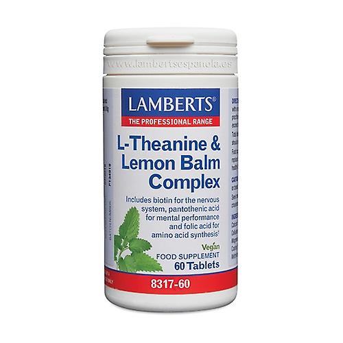 Theanine and lemon balm complex 60 tablets