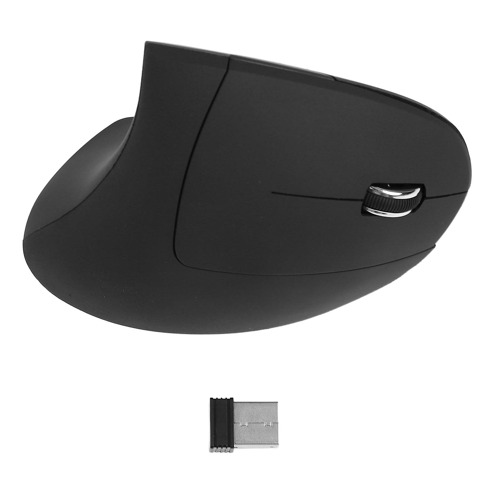 2.4GHz Wireless Vertical Mouse, Adjustable DPI, Battery Powered, Silent, Ergonomic, for Gaming and Work