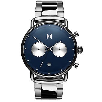 Blacktop Men's Analog Quartz Watch with Stainless Steel Bracelet BT01-BLUS