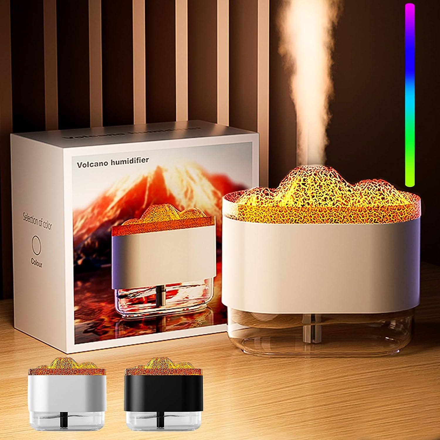 Flame air Aroma Diffuser Humidifier USB Car - LED Essential Oil Diffuser