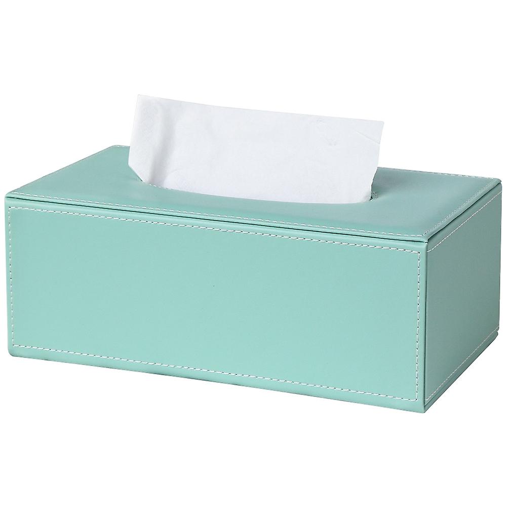 Rectangular Leather Tissue Box