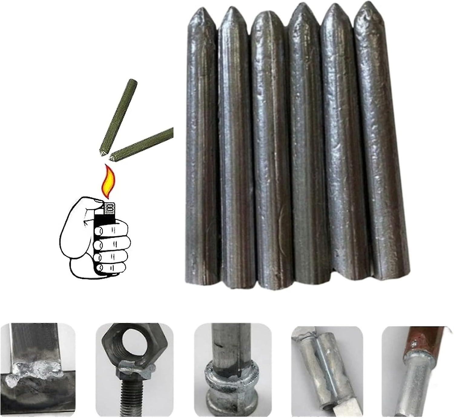 3/18pcs Easy Melt Welding Rod Electrode DIY Powder Cored Low Temperature Brazing