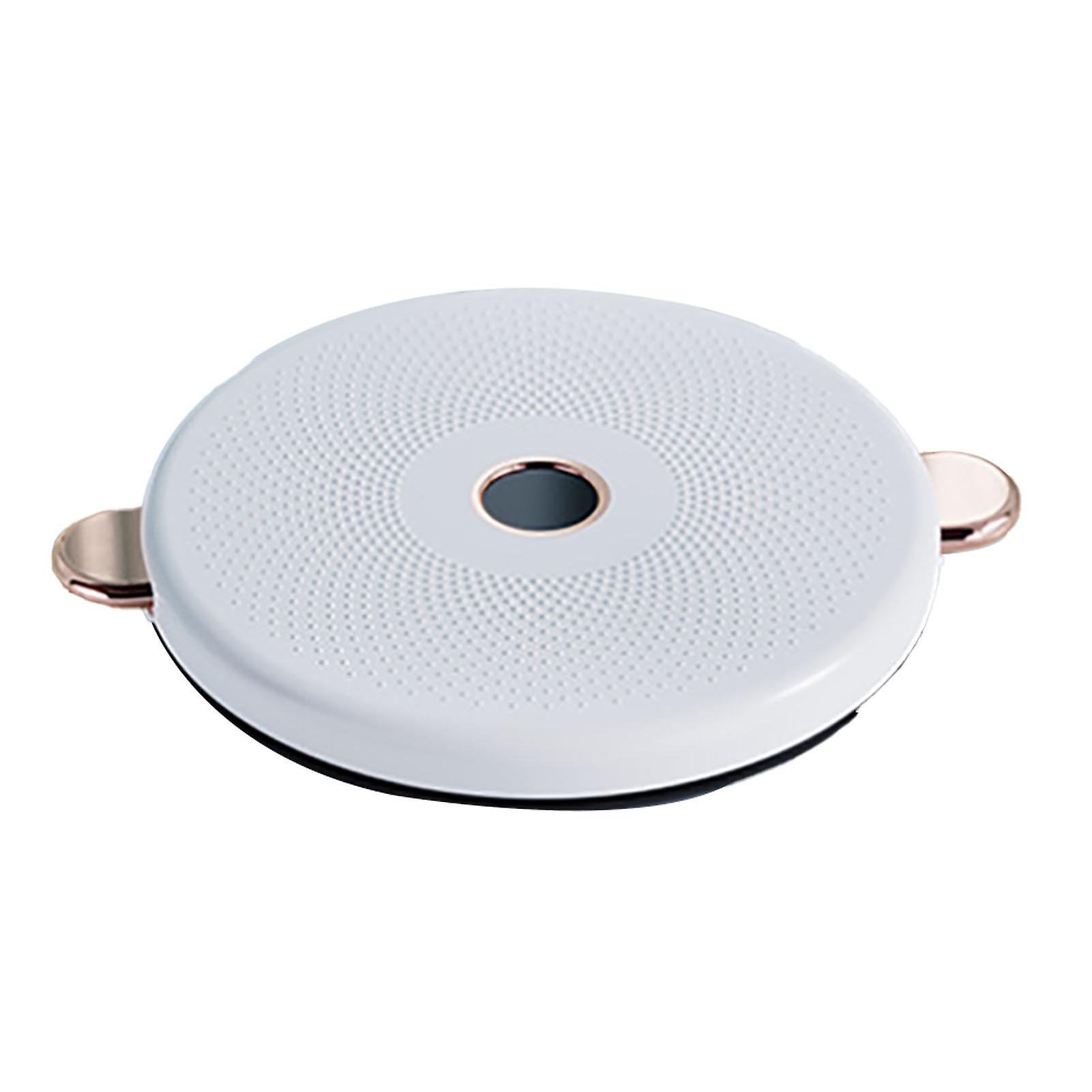 Twister Board PP and ABS Antislip Fitness Waist Twisting Machine Lightweight Easy Operation for Home Exercise White