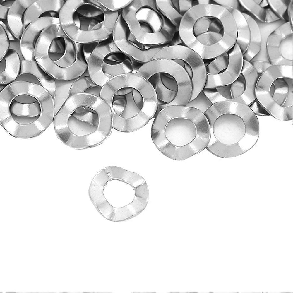 M4 100pcs Stainless Steel Wave Spring Washers Locking Gaskets