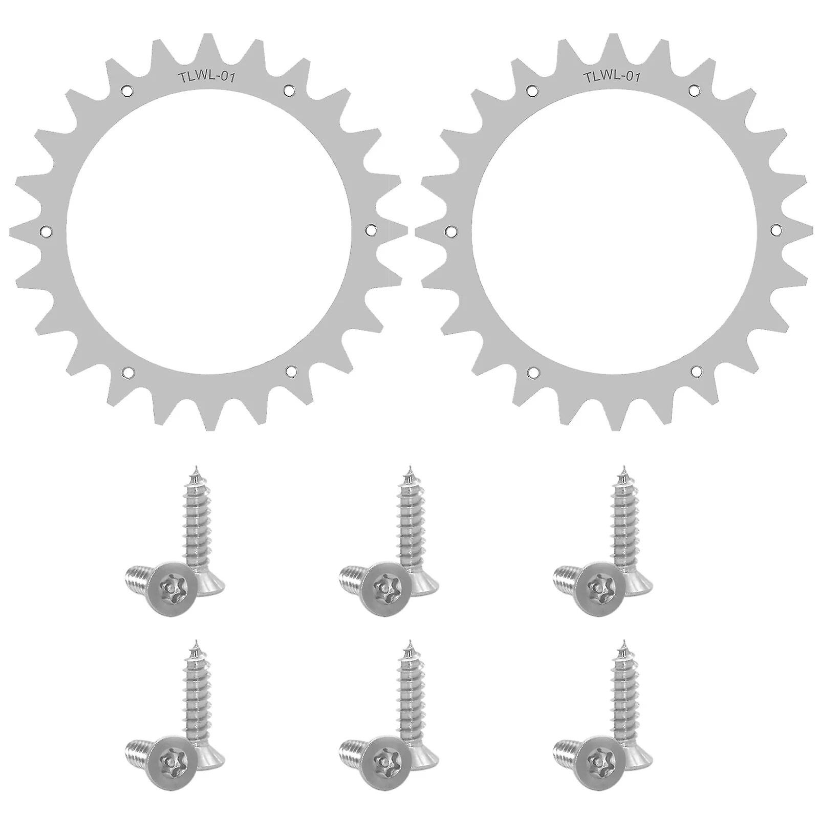 Robotic Lawn Mower Traction Upgraded Auxiliary Wheels Wheels for Worx Plus S/M/L Replacement Handheld Cordless Lawn Mower Spare Parts~28556