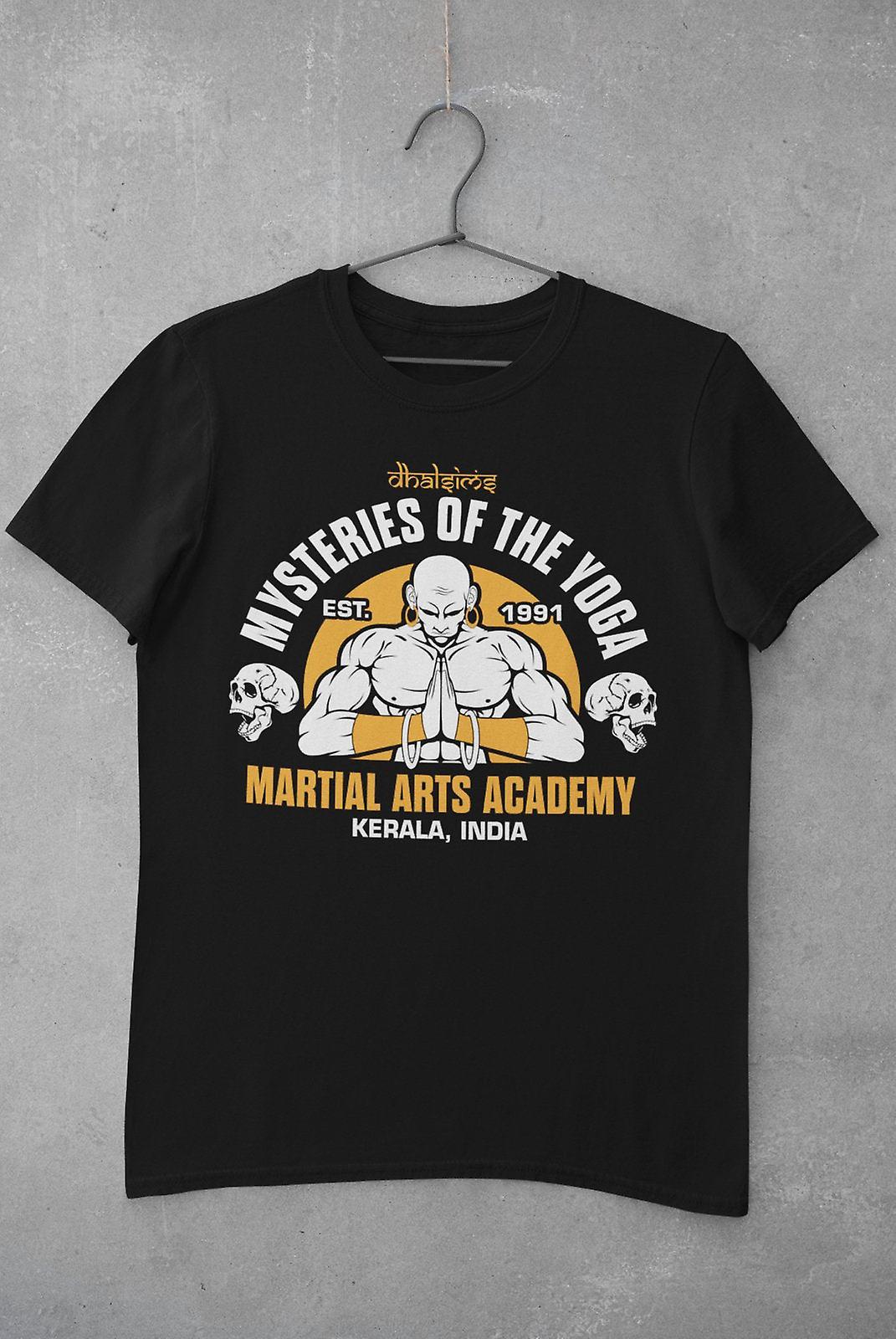 Retro Funny Gaming T Shirt Dhalsim Mysteries Of The Yoga Fighter Street Est 1991