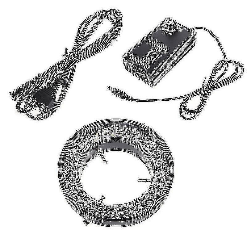 Adjustable 60-LED Ring Light for Stereo Zoom Microscope