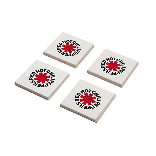 Hot Chili Peppers Design Stone Coasters Set