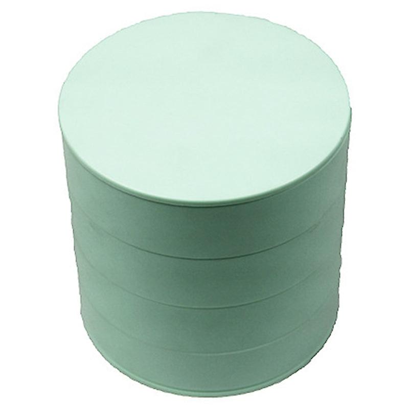 Jewelry Rotating Multi-layer Flannel Dust-proof Earrings Necklace Ring Storage Box