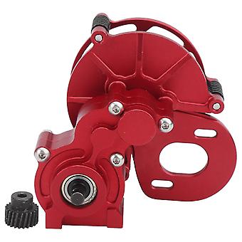 Het duurzame Staalmetaaltoestel van de Versnellingsbak van de Middentransmissie voor Axiaal SCX10 1/10 RC CarRed