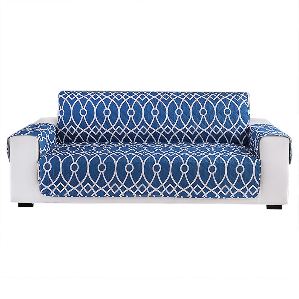 Removable Waterproof Dustproof Printing Slipcover Sofa Cover Protector (For 3 People Couch)