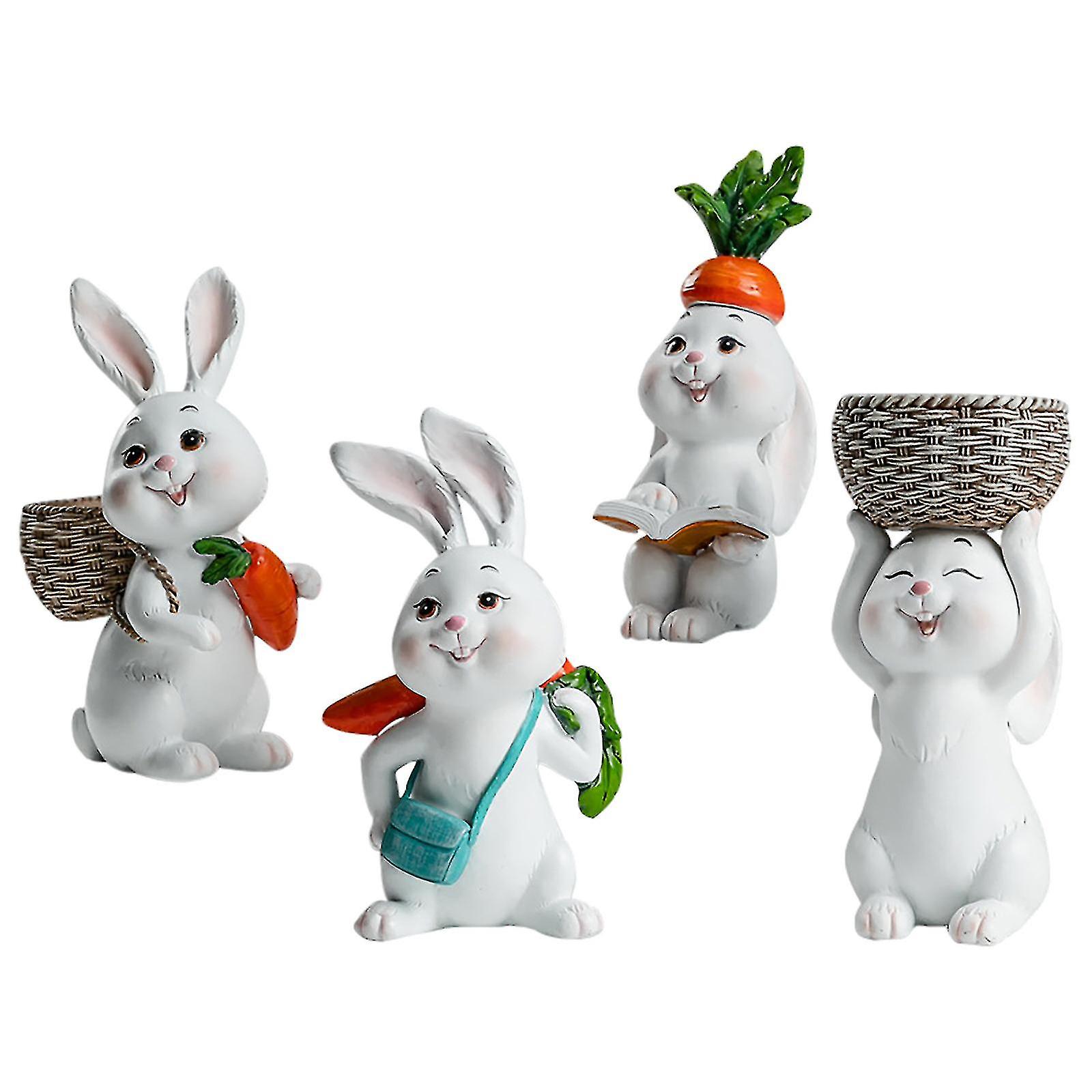 Easter Eggs Bunny Gift Cute Rabbit Decoration Ornaments Children's Room Desktop