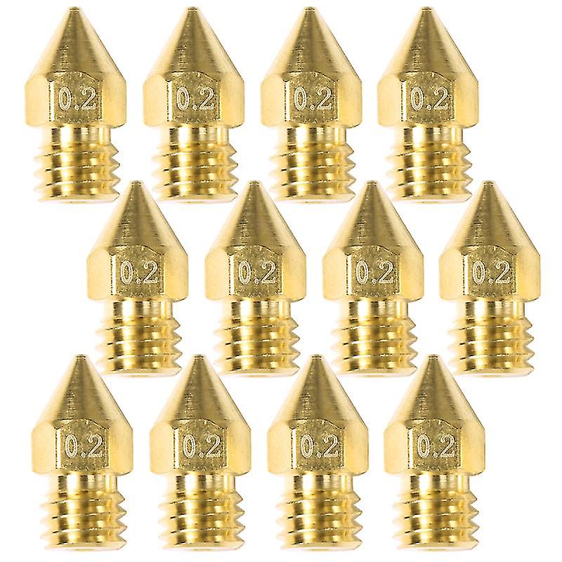 12pcs Brass Extruder Nozzle