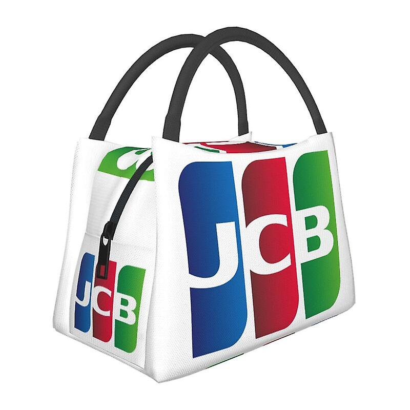 JCB معزول حقيبة الغداء للنساء للماء الحرارية برودة الغداء مربع شاطئ التخييم السفر