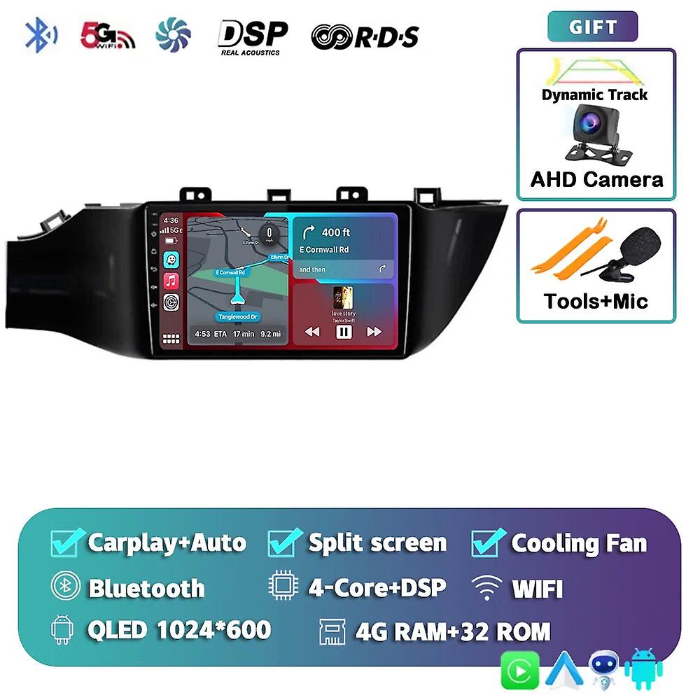 Android 13 Carplay Auto Radio For Kia Rio 4 Iv Fb X-line 3 2011- 2016 2017 2018 2020-2021 Multimedia Gps Player Stereo Wifi Dsp