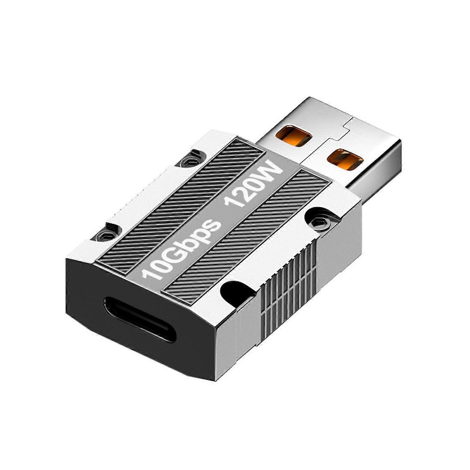 OTG Adapter 10Gbps High Speed 120W Fast Charging  Mini Type-C Female to USB Male Port Adapter Conver