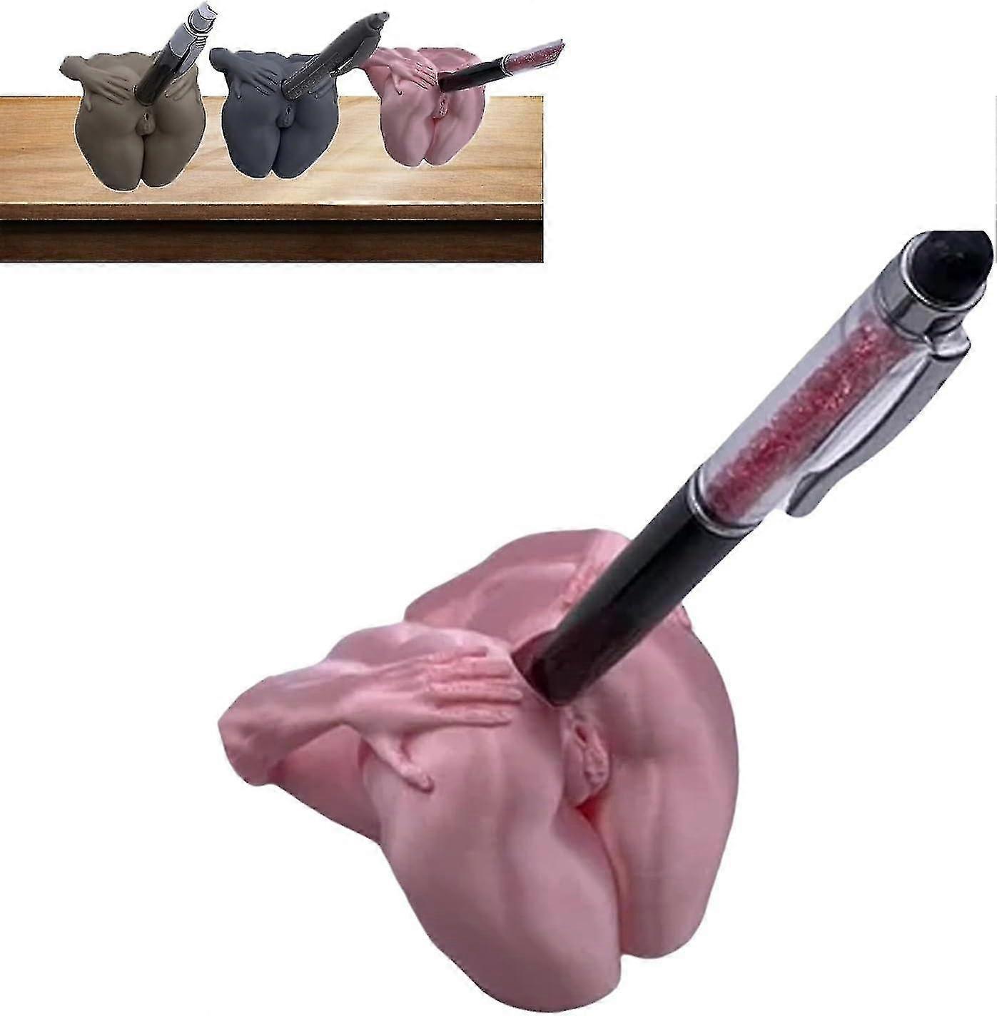 حامل القلم الشرجي ، مثير الحمار حامل القلم ، 3D مضحك هفوة قلم رصاص أو حامل القلم ، الجدة الحمار القلم حامل مكتب اكسسوارات مكتب ديكورات