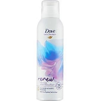Dove - Renew Shower & Shave Mousse - Sprchová a holicí pěna 200ml
