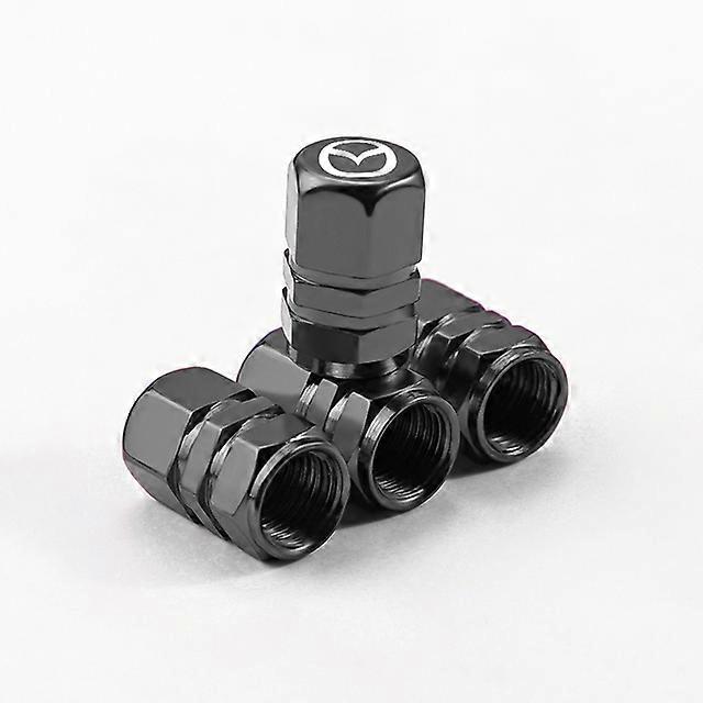 4Pcs Car Styling Tire Wheel Valve Cap Tire Valve Stem For Mazda 6 3 5 2 CX5 CX7 323 Demio Axela Atenza CX9 MX3 MX5 RX8 RX7 MX30 shry