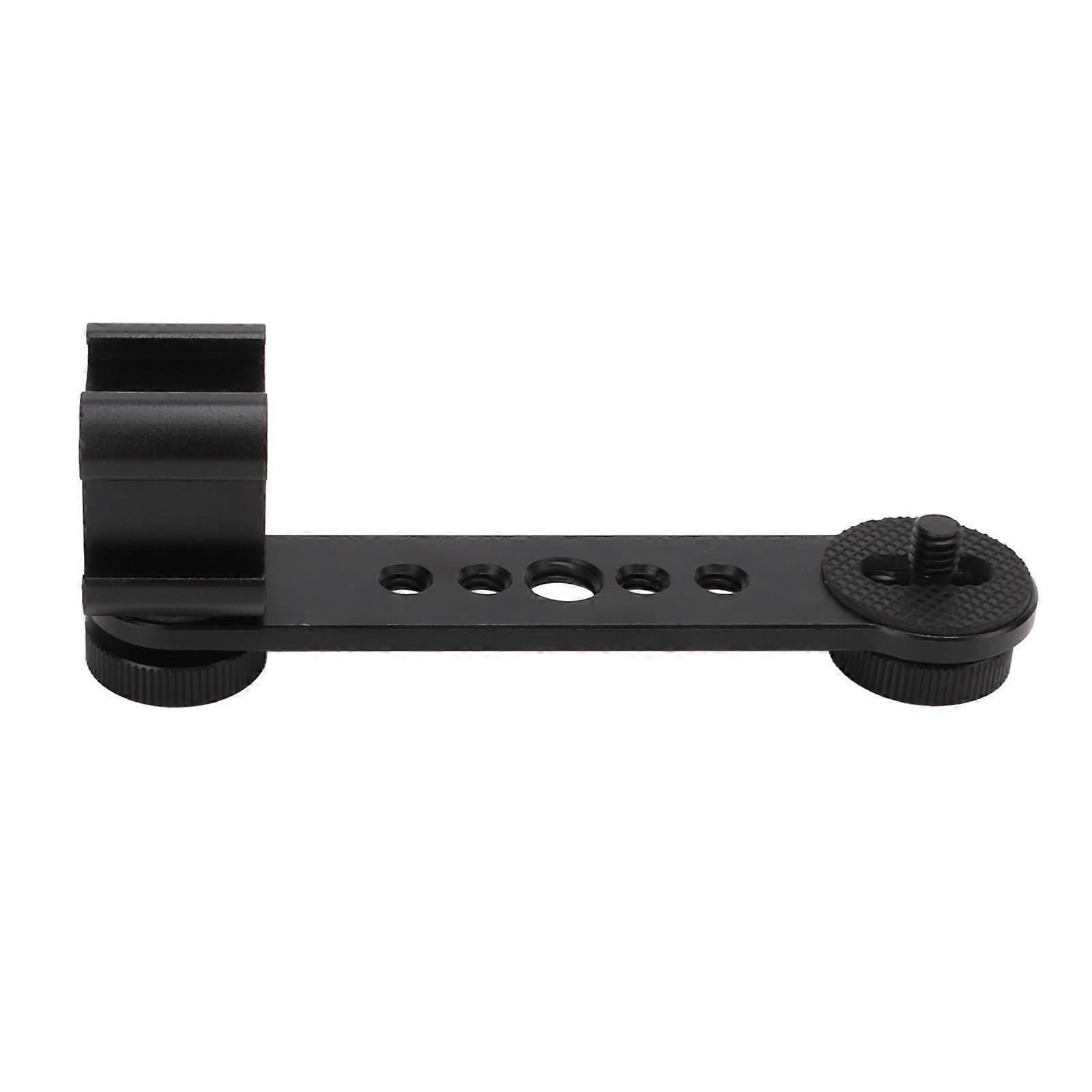 Triple Cold Shoe Extension Bracket Aluminium Alloy Microphone Stand Mount Adapter For Tripod Monopod Stabilizer