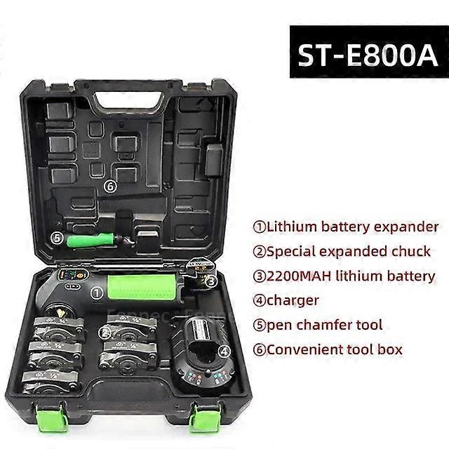 Tube Lithium Battery Expander Flaring Air Conditioning Copper Pipe Expansion Tool Dszh St-e800a