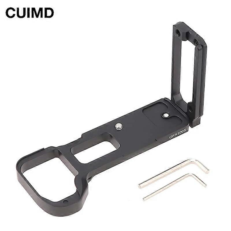 Quick Release Plate Vertical Bracket Camera Grip for Fujifilm Fuji GFX100S GFX 100S