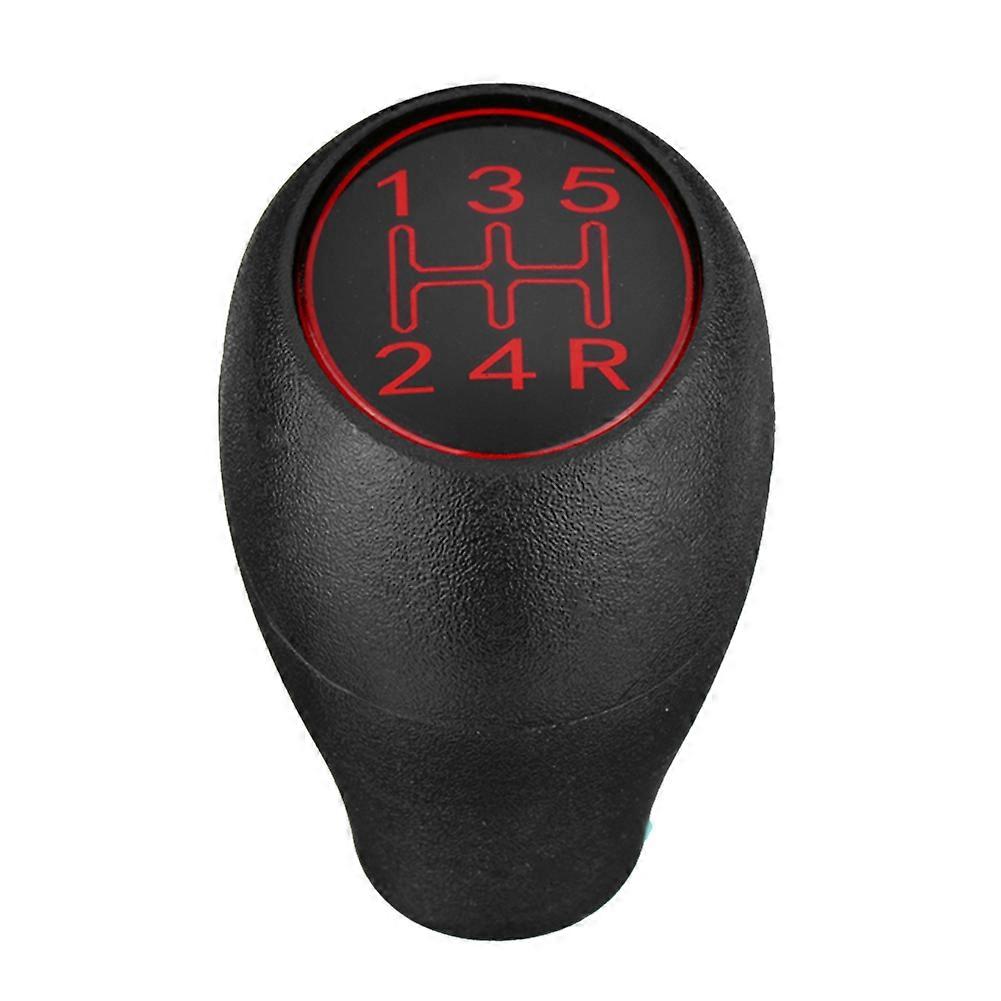 5 Speed Manual Car Gear Shift Knob Shifter Lever Handle Stick for 504 505 309 205 Red ABS