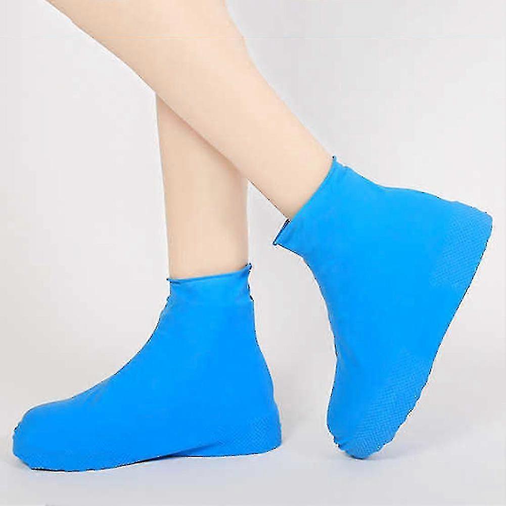 Housses de chaussures imperméables Protections de chaussures en latex antidérapantes pour la pluie et la neige