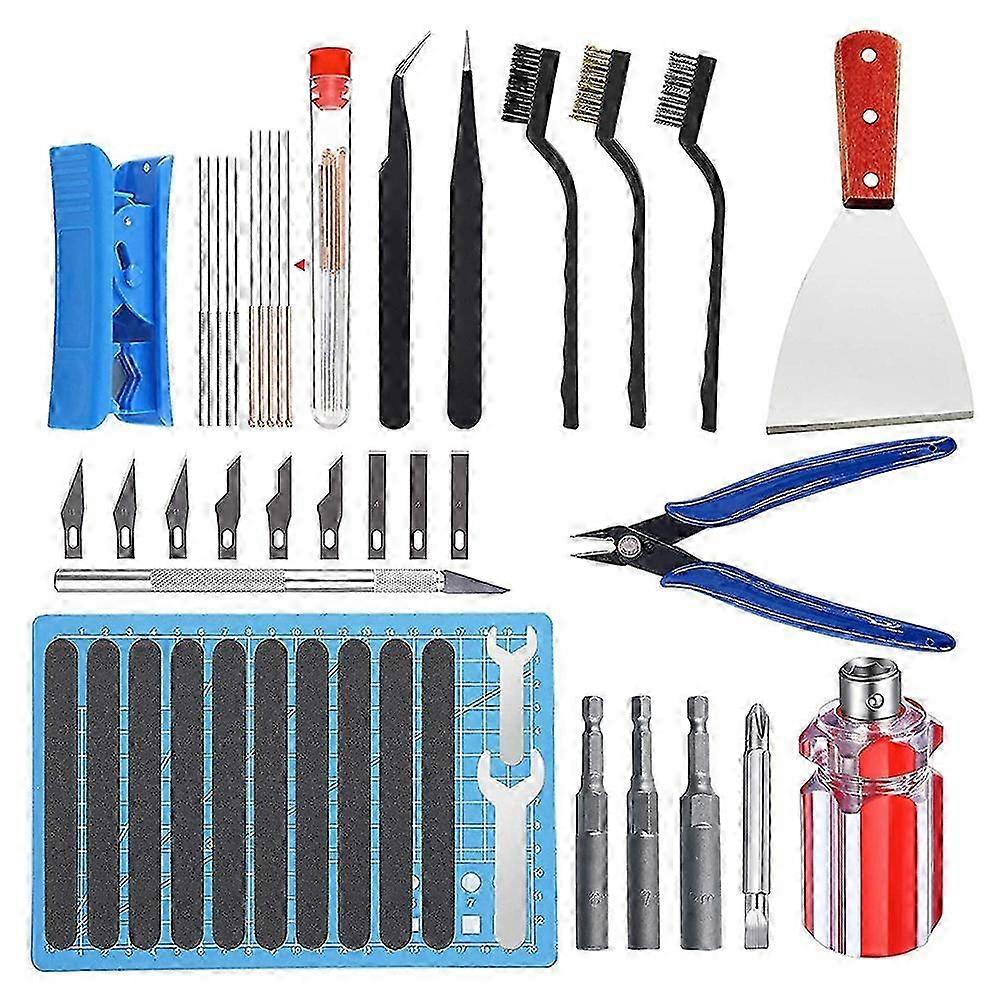 36 PCS 3D Printer Tool Kit 3 in 1 Nozzle Change Tool for Nozzle Change and Model Removing, Cleaning