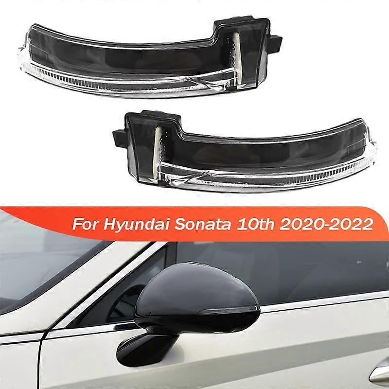 For Hyundai Sonata 10th 2020 2022 2022 Car Outside Rearview Door Side Mirror Turn Signal Light Lamp