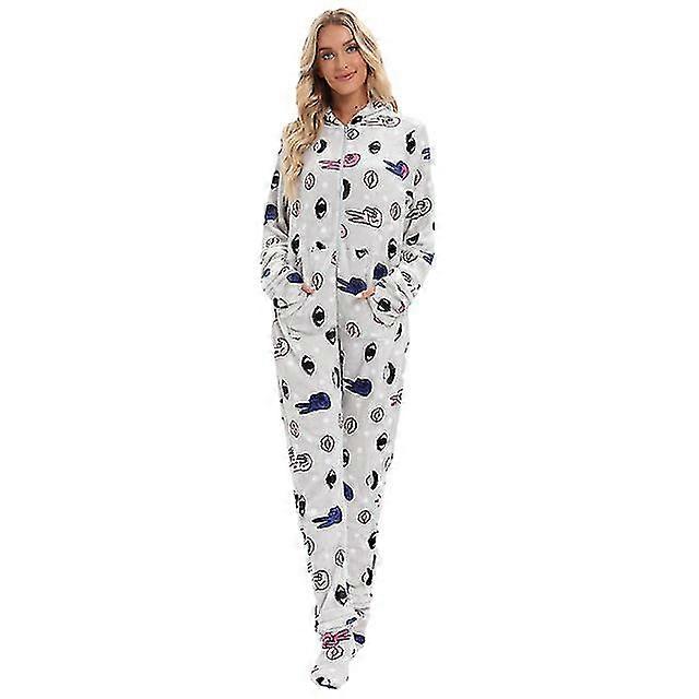 Warm Onesies Jumpsuit Pajama Casual Soft Sleepwear