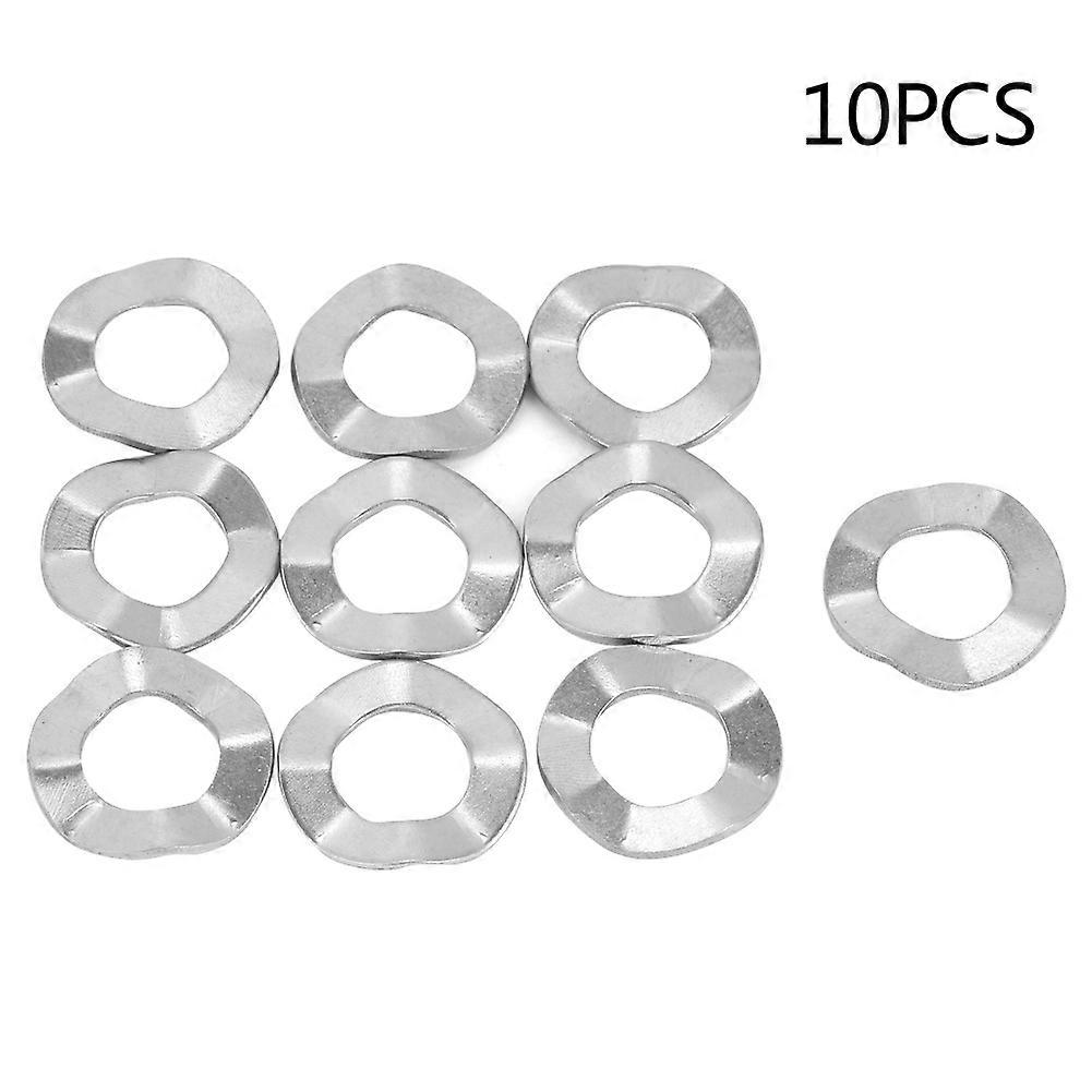 M14 10pcs Acero inoxidable Wave Washer Junta Spring Washers Herramientas de bloqueo