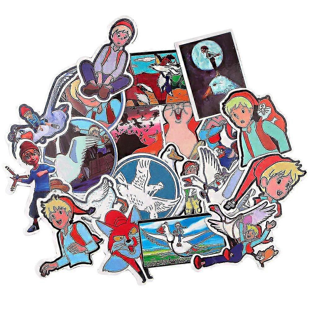 cartoon trolley case car waterproof removable graffiti sticker