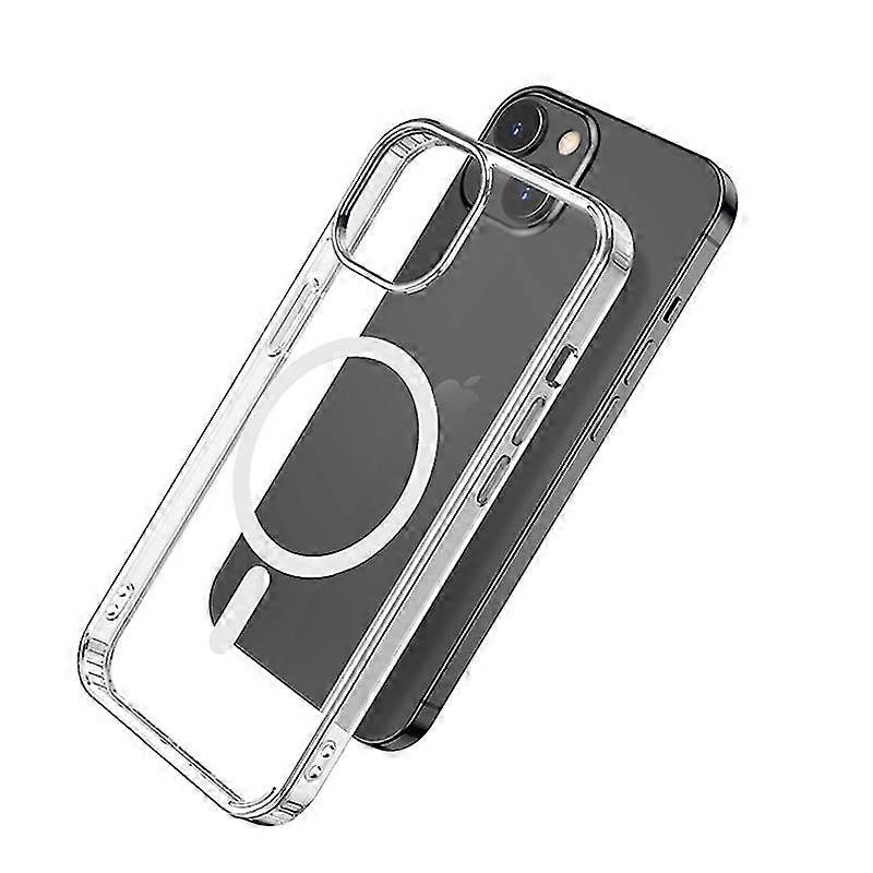 transparent magsafe magnetic phone case compatible with iphone 13 13 mini pro pro max