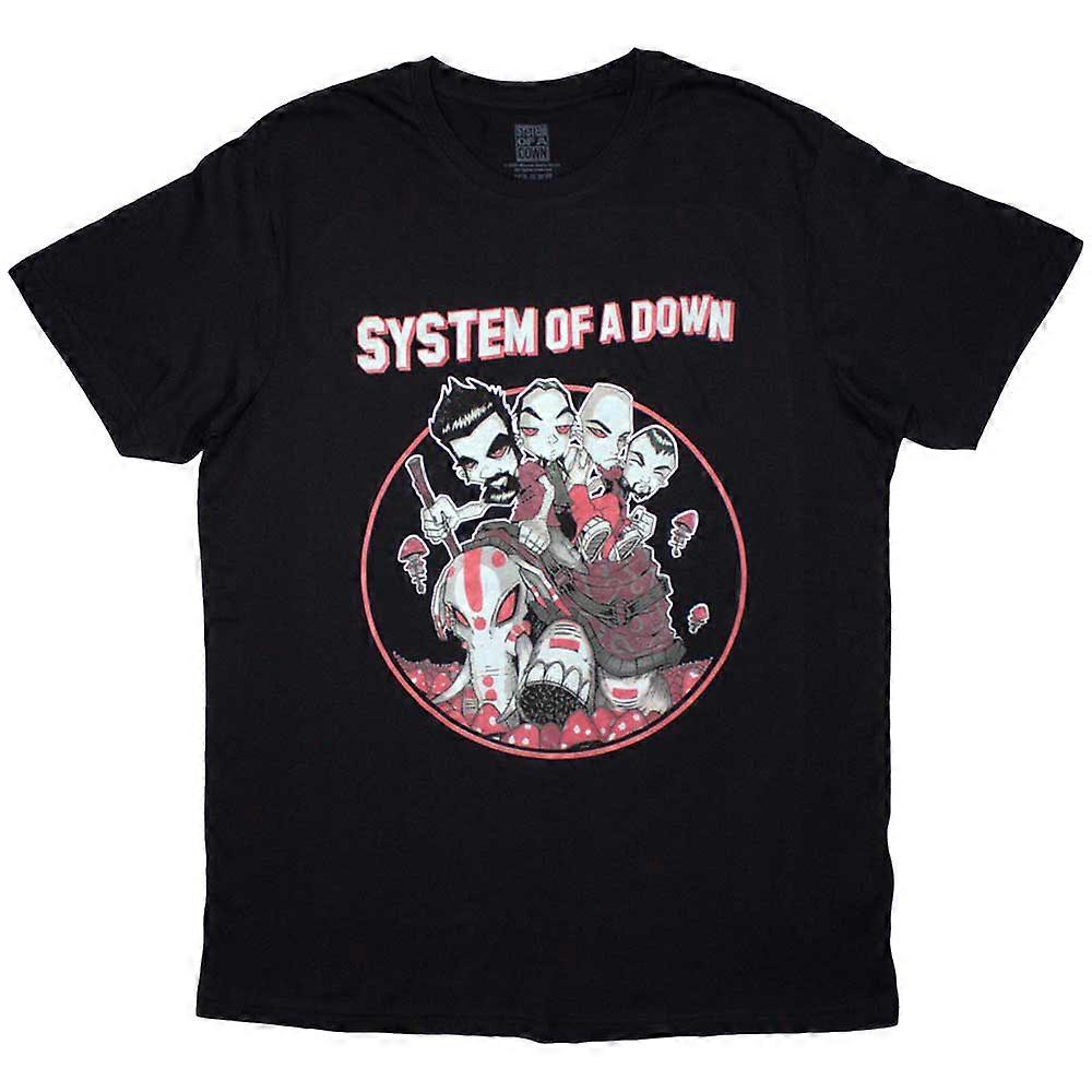 System Of A Down Mushroom People T Shirt