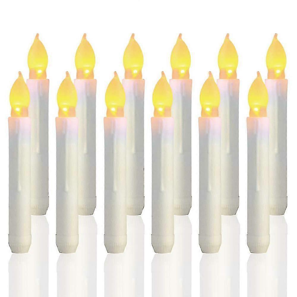 12-pack Flameless Led Cone Candle Light Ornaments