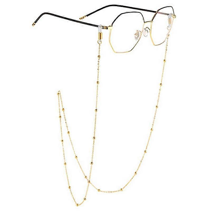 Gold Plated Eyeglass Chain Sunglasses Eyewear Strap Holder Reading Glasses Retainer Glass Not Include