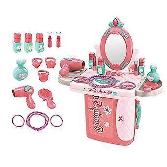 Crianças Cozinha Playset Cozinhas Brinquedos Enfeite Crianças Fingir presentes da casa para meninas meninos simulação mala (adequado para crianças com mais de 3 anos de idade)
