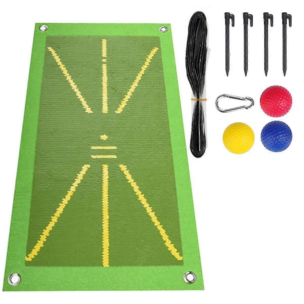 Golf Training Mat Swing Detection Batting Ball Trace Directional Detection Mat Swing Path Pads Practice Marking Pads