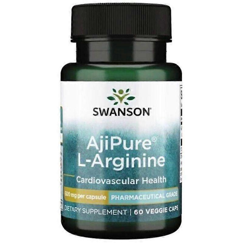 Swanson AjiPure L-Arginine 500mg Capsules 60